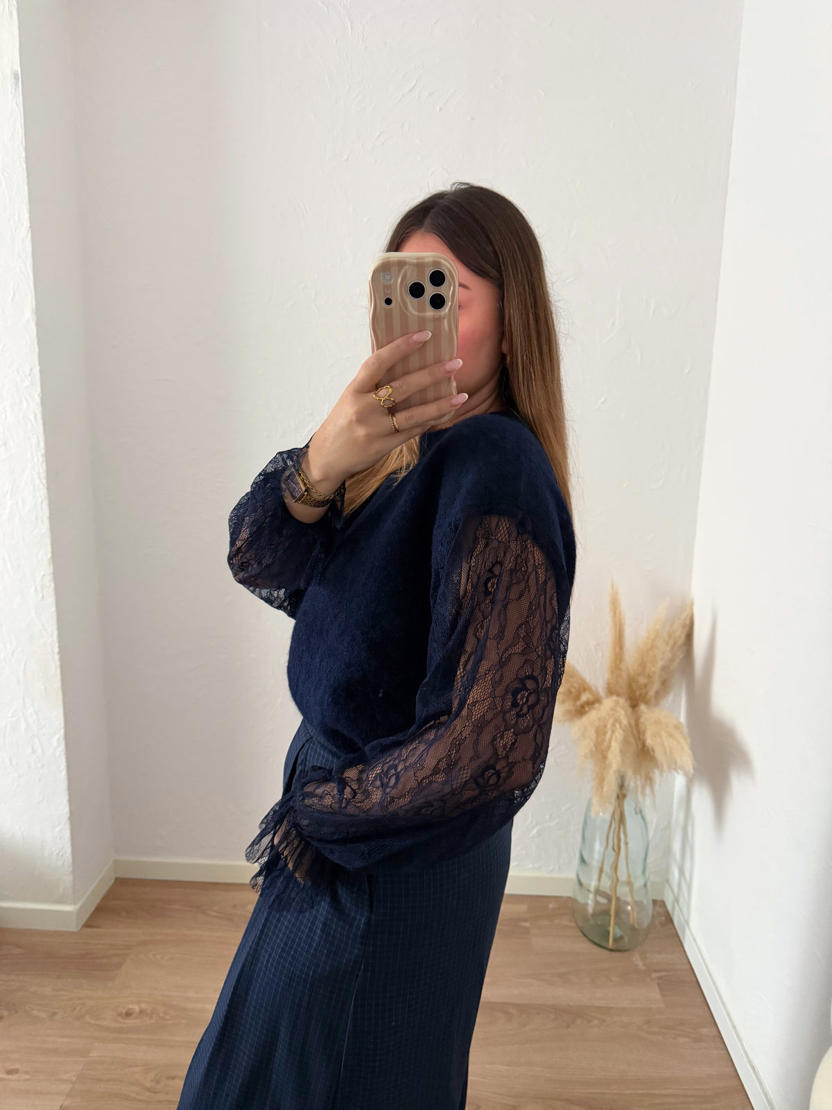 Pull bleu marine KIARA