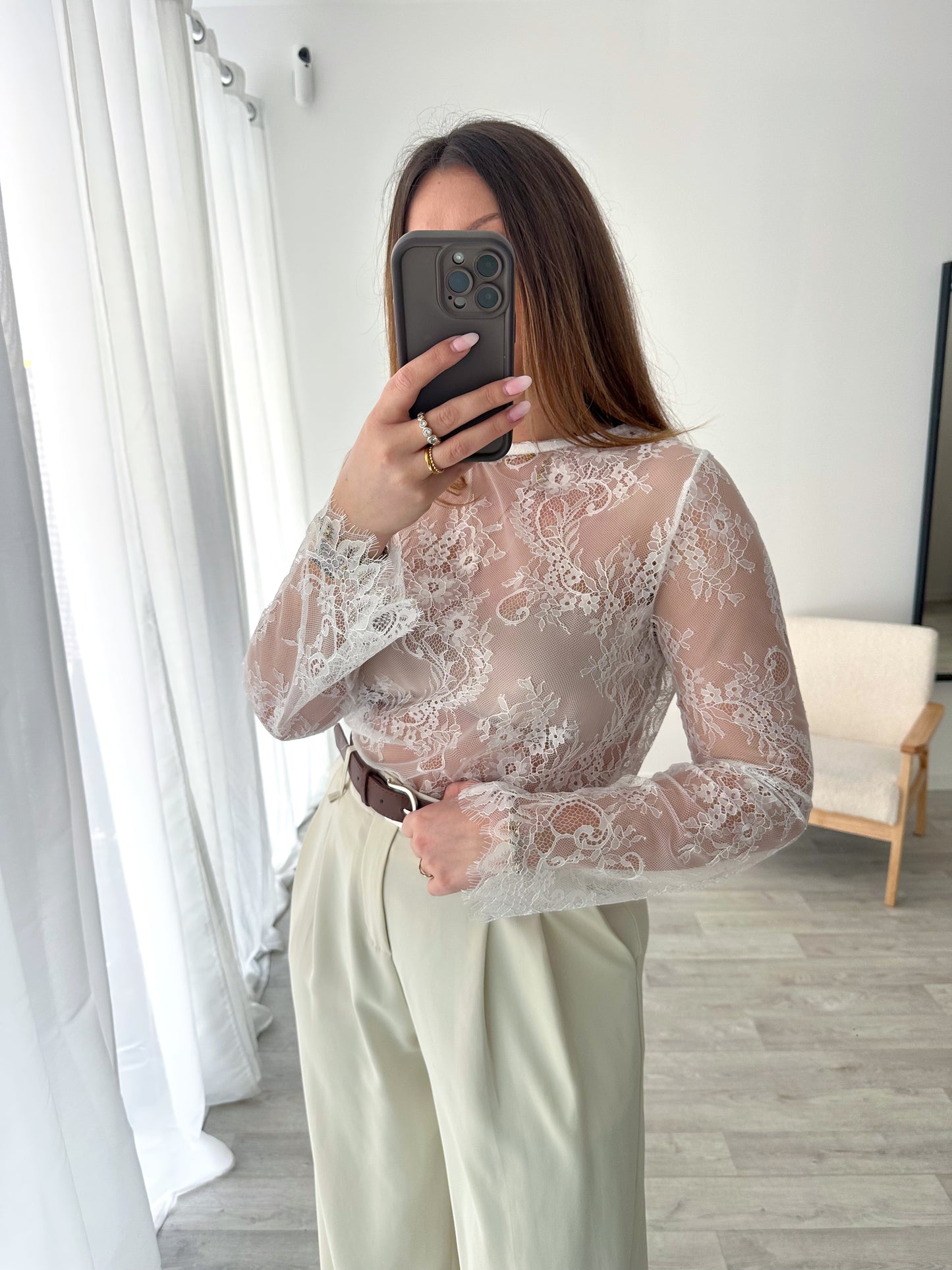 Top dentelle NORA