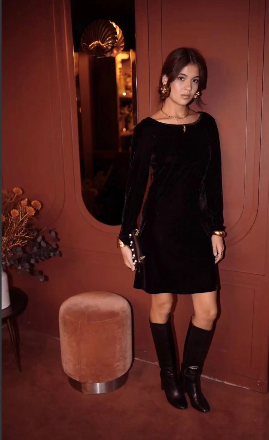 Robe velours SOFIA