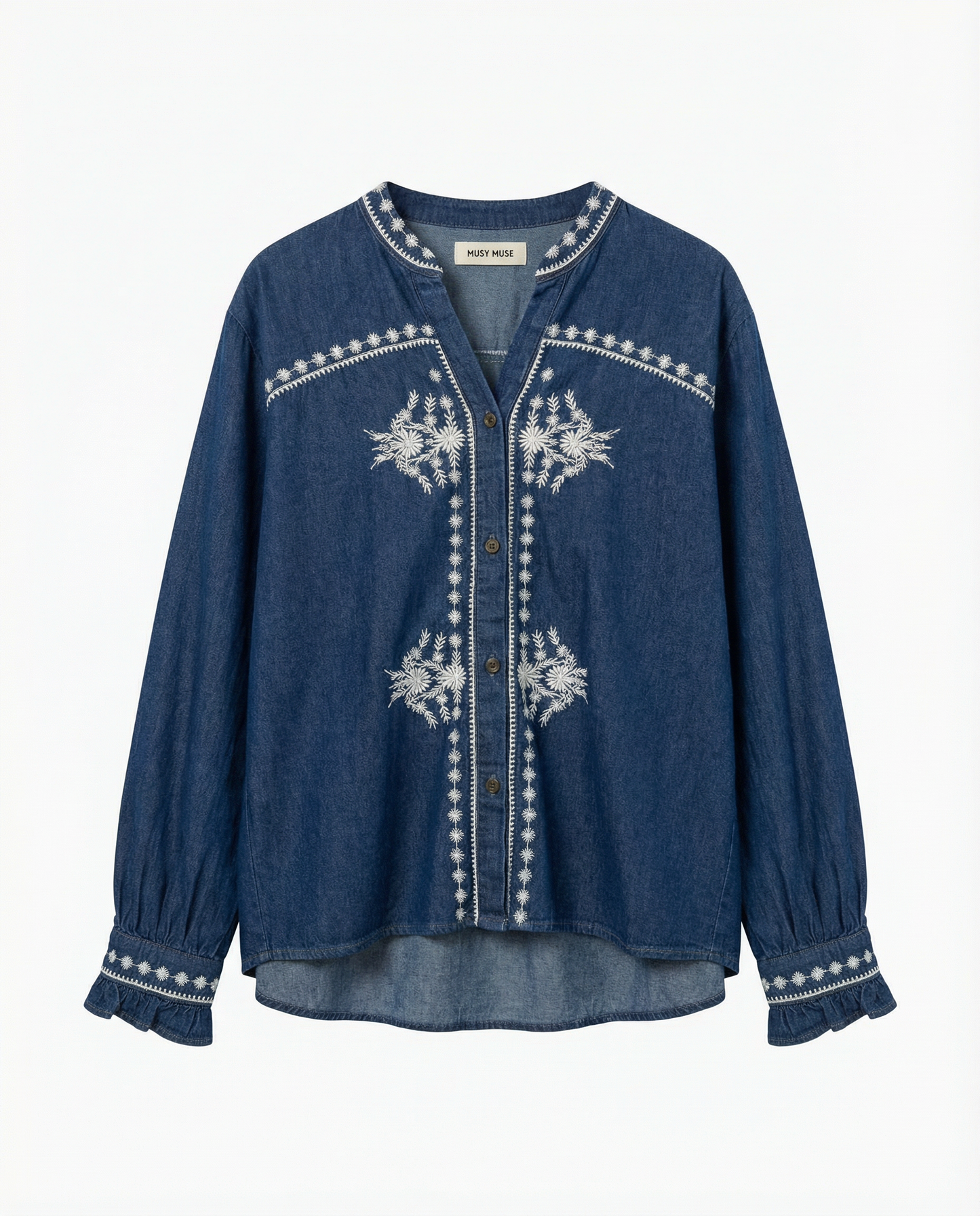 Blouse jean brut