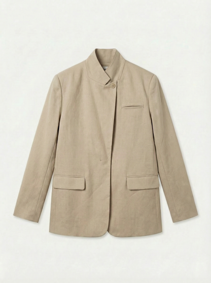 Blazer croisé taupe SOLA