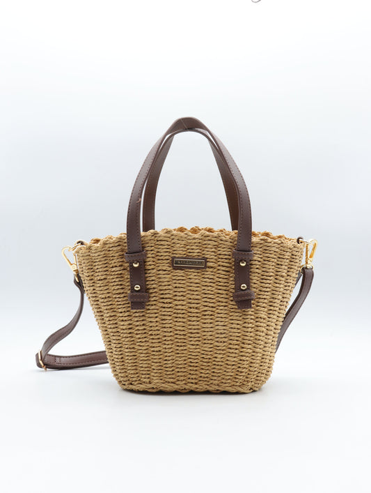 Sac panier en paille TIRMO