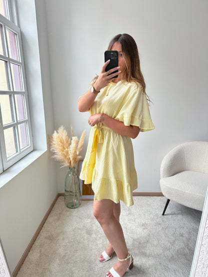 Robe jaune LENA