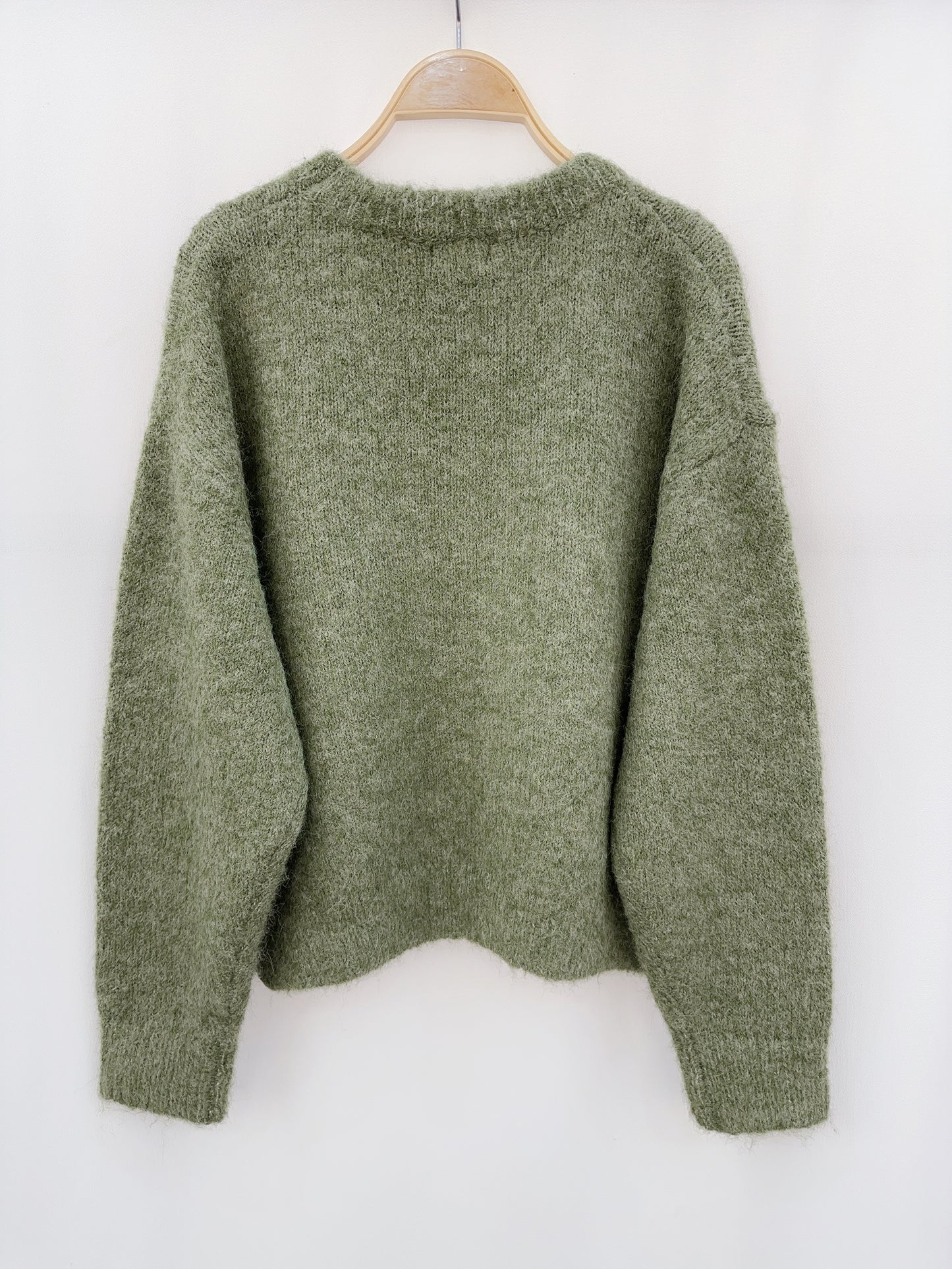 Pull vert olive ROMANE (PRÉCOMMANDE)