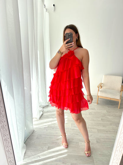 Robe corail MIRANDA