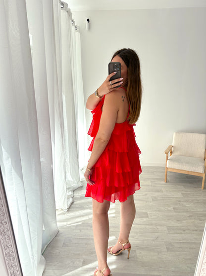 Robe corail MIRANDA