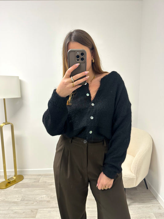Gilet noir ROMANE