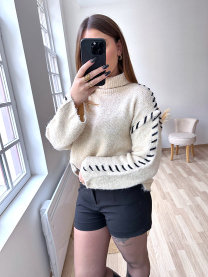 Pull beige DARLA