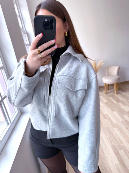 Blouson gris ORNELLA