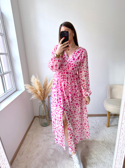 Robe fleurie rose VICKY