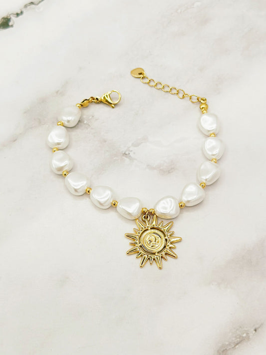 Bracelet perles soleil