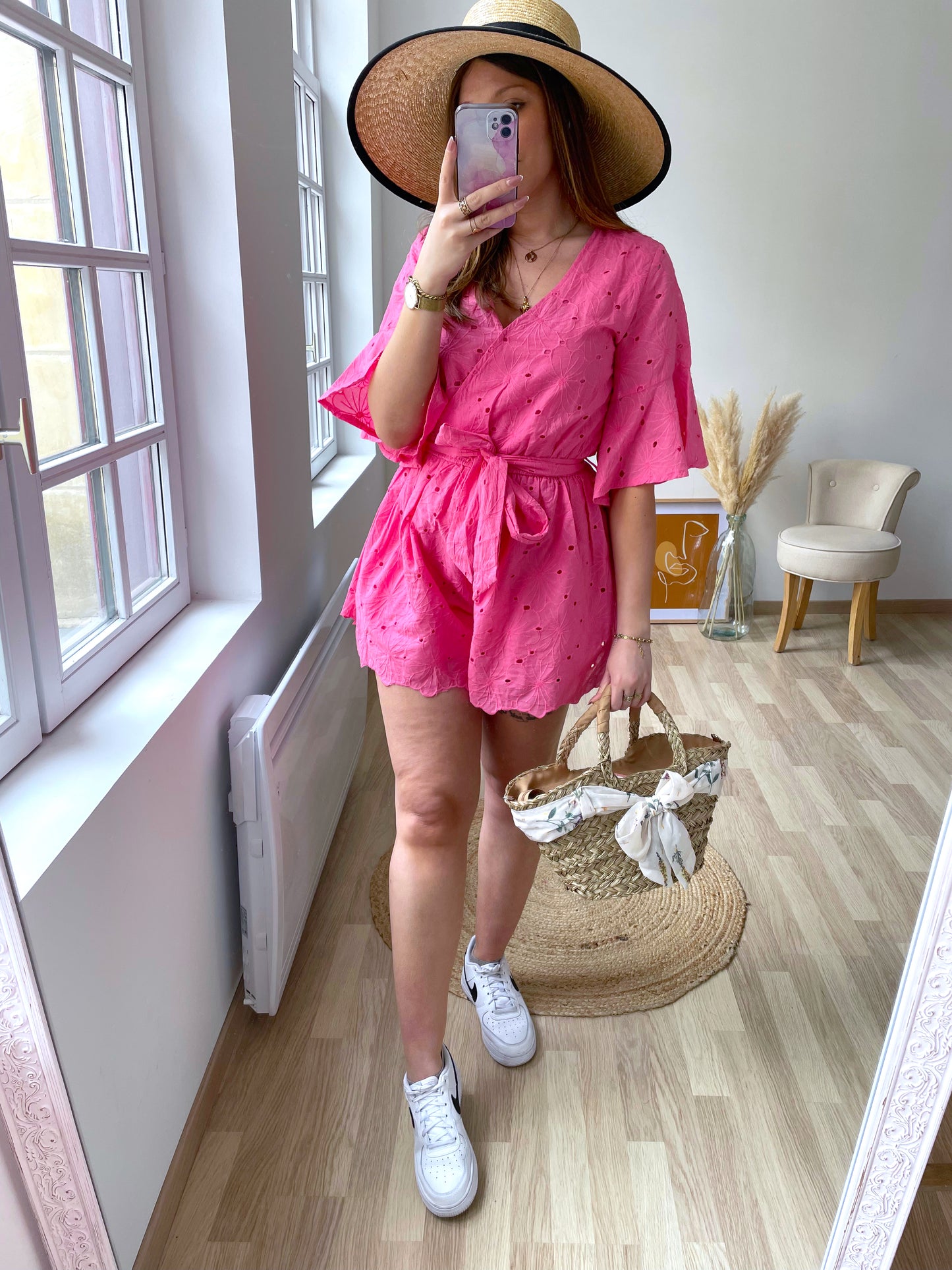 SOFY pink playsuit