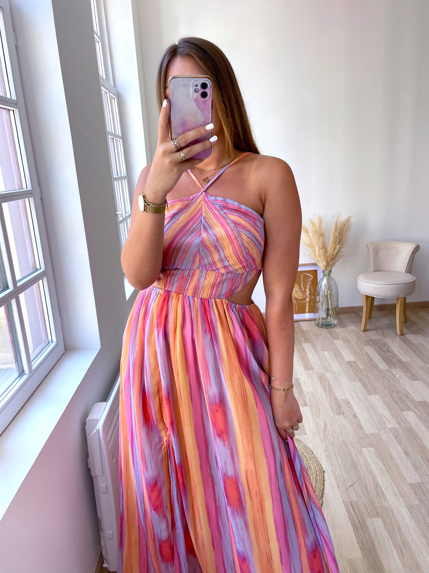 PALOMA long slit dress