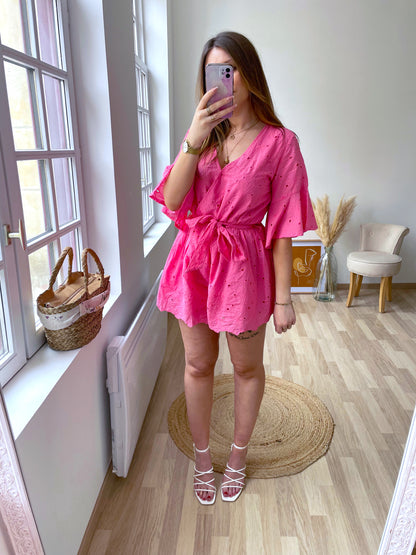 SOFY pink playsuit