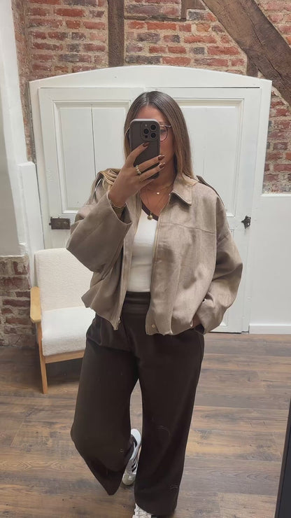 Veste taupe BILLIE